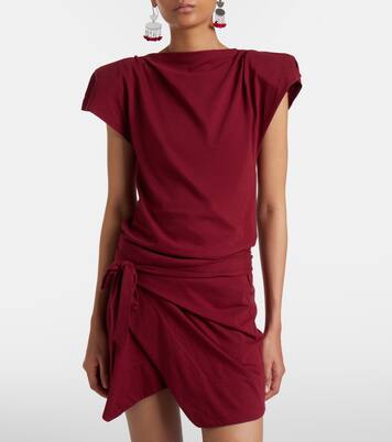 Sebani asymmetric cotton T-shirt | Isabel Marant