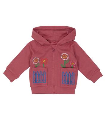 Embroidered zipped hoodie | Stella McCartney Kids