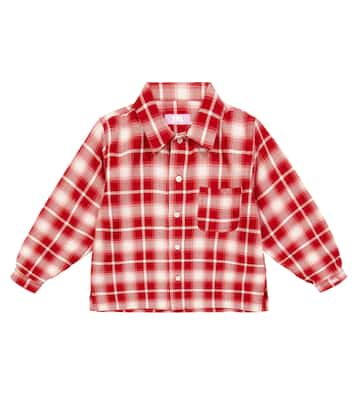 Checked cotton flannel shirt | ERL Kids