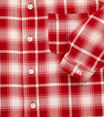 Checked cotton flannel shirt | ERL Kids