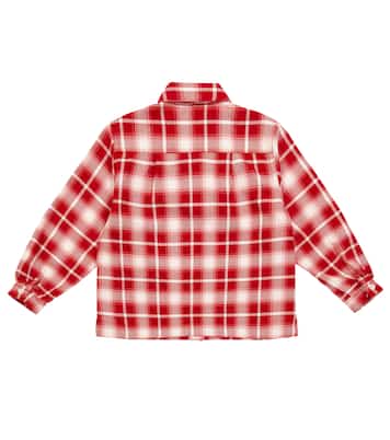 Checked cotton flannel shirt | ERL Kids