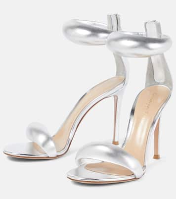 Sandalen Bijoux 105 aus Metallic-Leder | Gianvito Rossi