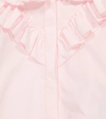 Cotton poplin shirt | Monnalisa