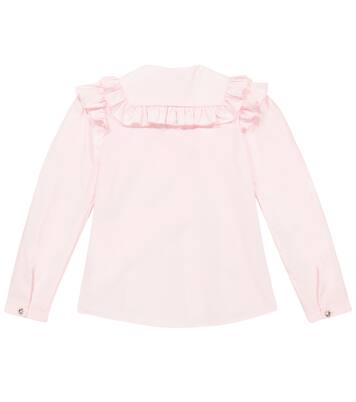 Cotton poplin shirt | Monnalisa