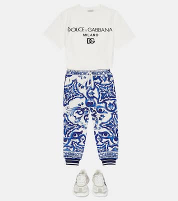 Jogginghose aus Baumwoll-Jersey | Dolce&Gabbana Kids