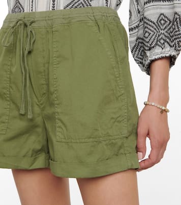 Mid-Rise Shorts Tenley aus Baumwolle | Velvet