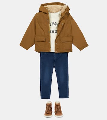 Schneestiefel Explorer aus Veloursleder | Sorel Kids