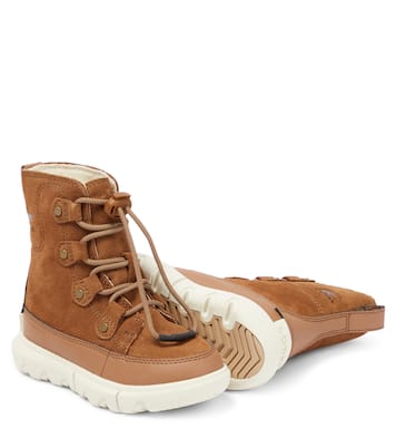 Schneestiefel Explorer aus Veloursleder | Sorel Kids