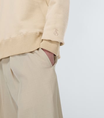 Cotton and cashmere sweatshirt | Jil Sander
