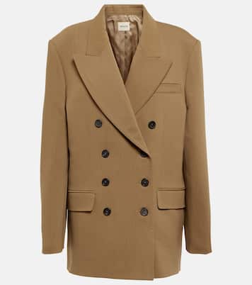 Blazer Tanner aus einem Wollgemisch | Khaite