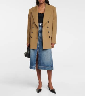 Blazer Tanner aus einem Wollgemisch | Khaite