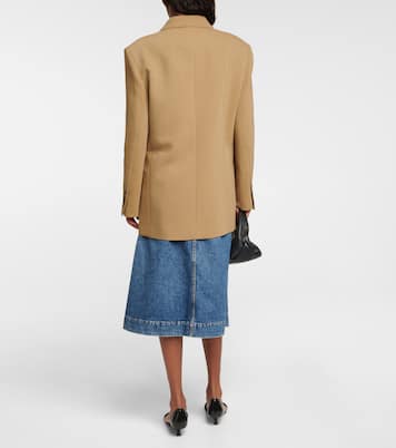 Blazer Tanner aus einem Wollgemisch | Khaite