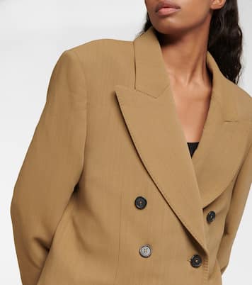 Blazer Tanner aus einem Wollgemisch | Khaite