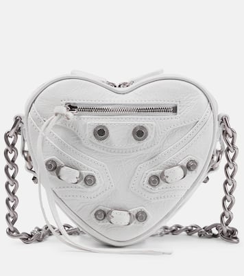 Le Cagole Heart Mini leather crossbody bag | Balenciaga