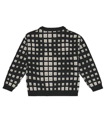 Face jacquard wool sweater | Acne Studios Kids