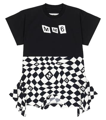 Logo print dress | MM6 Maison Margiela Kids