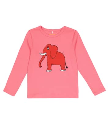 Printed cotton T-shirt | Mini Rodini