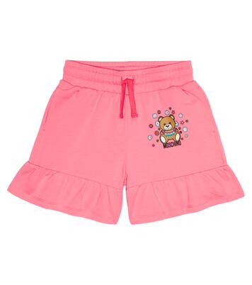 Teddy Bear cotton-blend jersey shorts | Moschino Kids