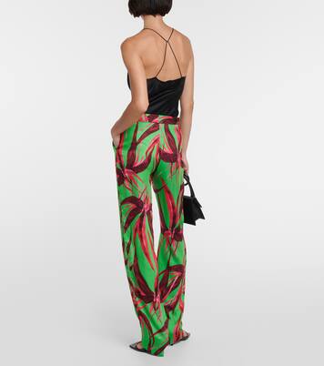 Floral straight pants | Louisa Ballou