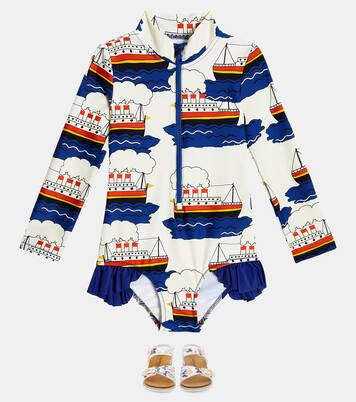 Printed rashguard swimsuit | Mini Rodini