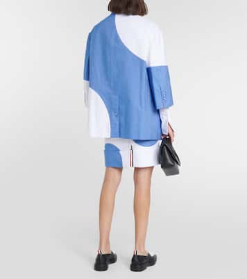 Oversize-Blazer aus Baumwolle | Thom Browne