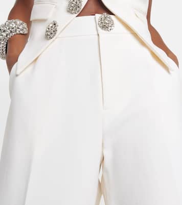 Verzierte Schlaghose aus Wolle | Area