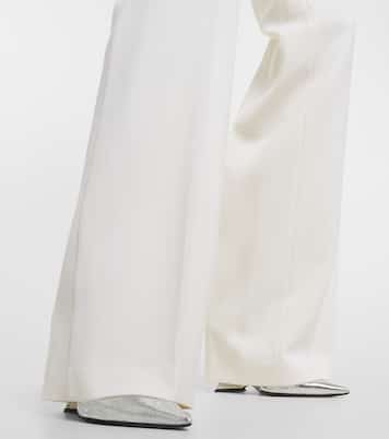 Verzierte Schlaghose aus Wolle | Area