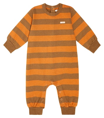 Baby Tiny Stripes cotton-blend playsuit | Tinycottons