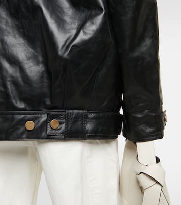 Lederjacke Menash mit Shearling | Dodo Bar Or