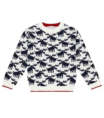Pull intarsia en laine | Bonpoint