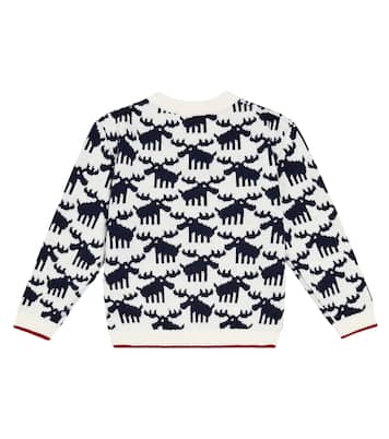 Pull intarsia en laine | Bonpoint