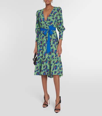 Abito a portafoglio Blade in crêpe | Diane von Furstenberg