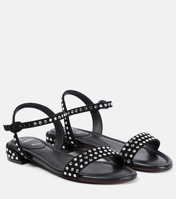 Sweet Jane Strass Boum suede sandals | Christian Louboutin
