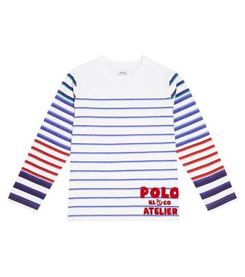 Striped cotton jersey top | Polo Ralph Lauren Kids