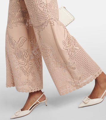 Weite Hose aus Guipure-Spitze | Valentino