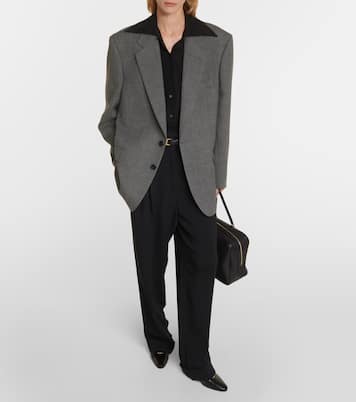 Phil oversized virgin wool blazer | The Row