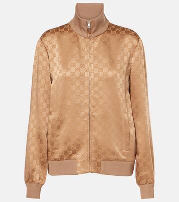 GG jacquard satin blouson | Gucci