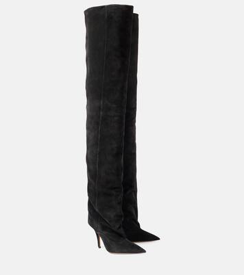 Ines 105 suede over-the-knee boots | Paris Texas