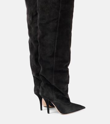 Ines 105 suede over-the-knee boots | Paris Texas