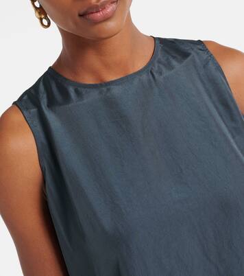 Robe asymétrique en satin | Acne Studios