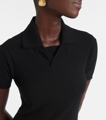 فستان بولو من القطن المخلوط | Burberry