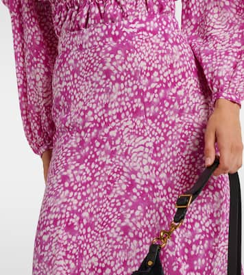 Bedruckter Maxirock Hortensia aus einem Seidengemisch | Isabel Marant