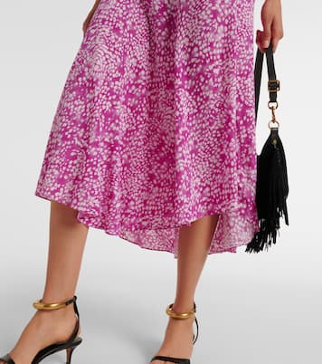 Bedruckter Maxirock Hortensia aus einem Seidengemisch | Isabel Marant