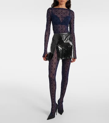 Moon mesh tights | Marine Serre