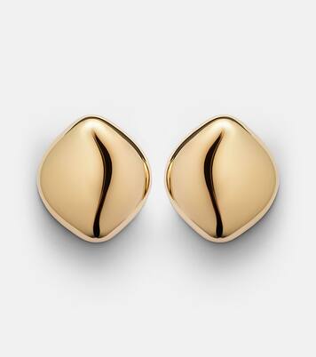 Puffy Cushion 10kt gold-plated earrings | Jennifer Fisher