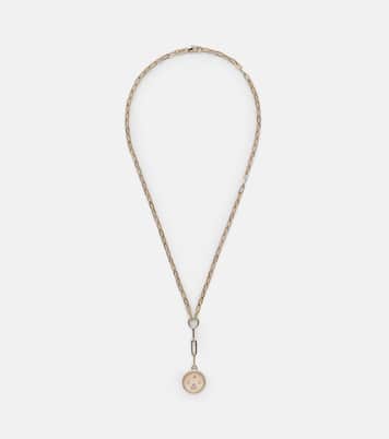 Refined Clip 18kt gold chain necklace with diamonds | FoundRae