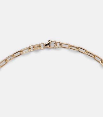 Refined Clip 18kt gold chain necklace with diamonds | FoundRae