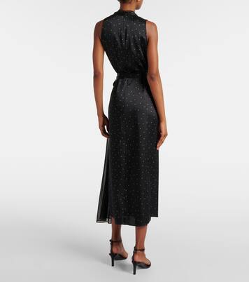 Robe portefeuille à pois | Vince