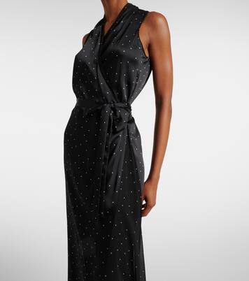 Robe portefeuille à pois | Vince