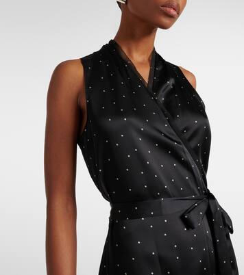 Robe portefeuille à pois | Vince